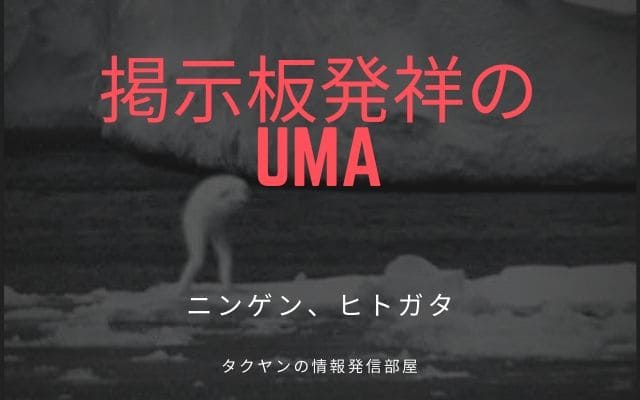 「ヒトガタ」「ニンゲン」は2chの掲示板で生まれた架空生物？