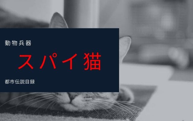 動物兵器6:　スパイ猫